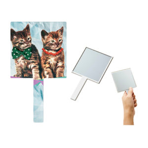 スクエア型手鏡